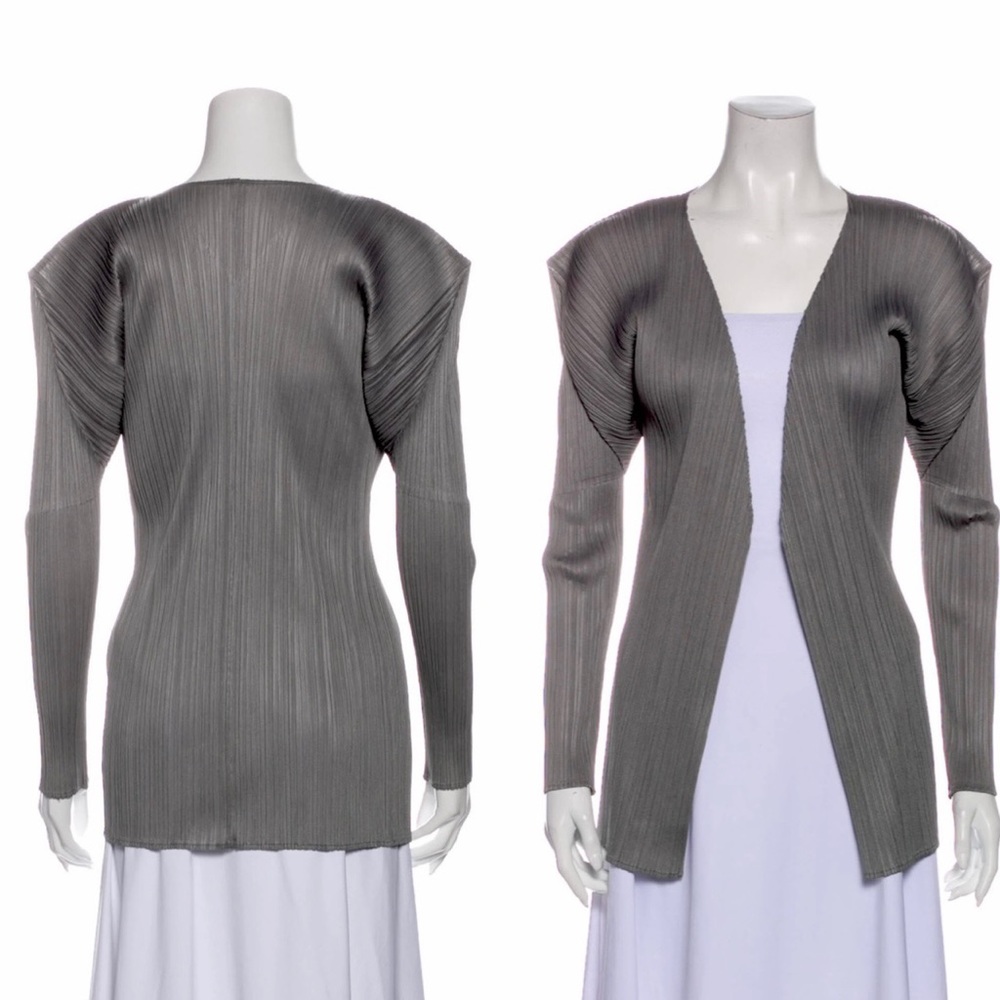 Issey Miyake Pleats Please Cardigan